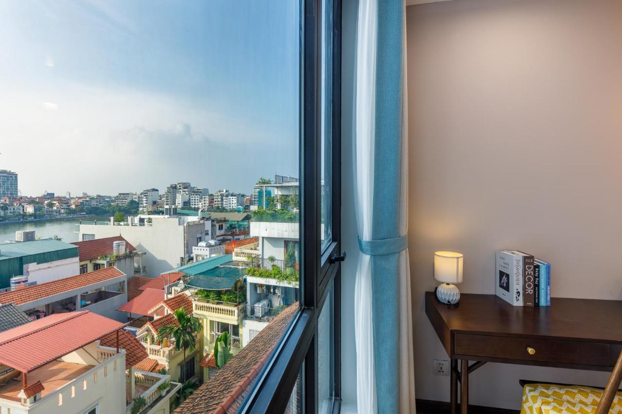 Margaery Boutique Apartment & Skyon9 Rooftop Bar Hanoi Kültér fotó