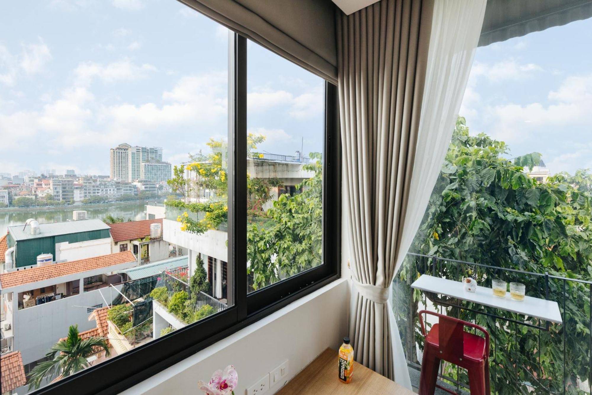 Margaery Boutique Apartment & Skyon9 Rooftop Bar Hanoi Kültér fotó