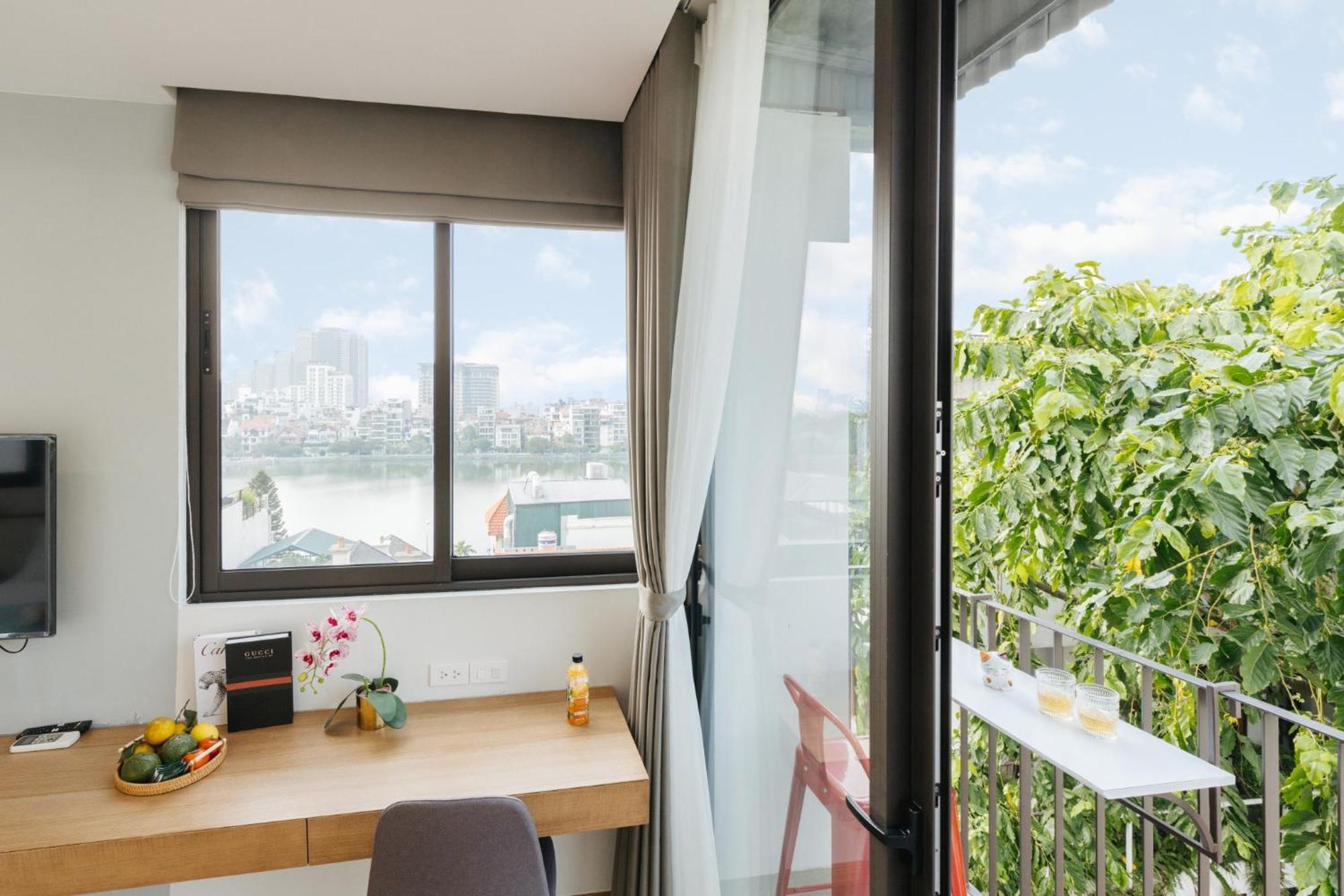 Margaery Boutique Apartment & Skyon9 Rooftop Bar Hanoi Kültér fotó